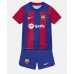 Barcelona Dětské Oblečení Domácí Dres 2023-24 Krátkým Rukávem (+ trenýrky)